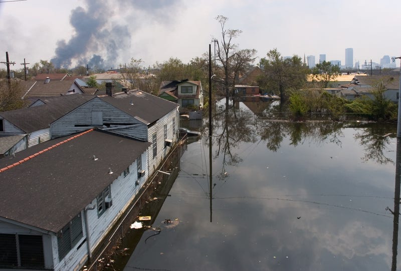 flooding caused by levee breach