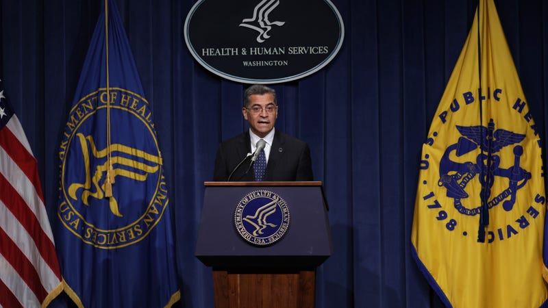 U.S. Secretary of Health and Human Services Xavier Becerra.