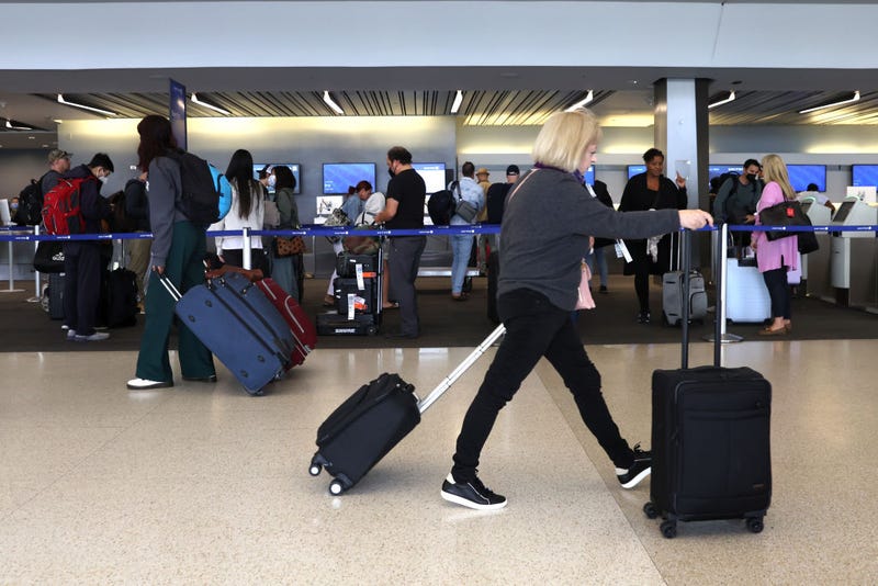 travelers at the airport
