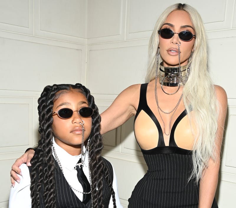 Kim Kardashian and North West