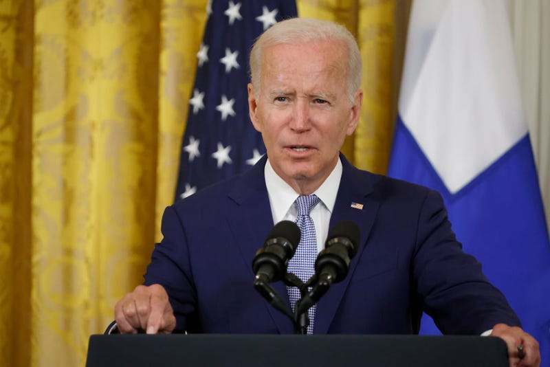 U.S. President Joe Biden speaks before signing the agreement for Finland and Sweden to be included in the North Atlantic Treaty Organization (NATO) in the East Room of the White House on August 09, 2022 in Washington, D.C.