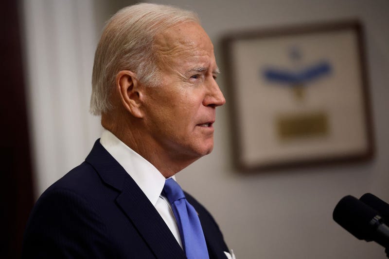 U.S. President Joe Biden delivers remarks on the federal government's response to Hurricane Ian in the Roosevelt Room at the White House on September 30, 2022 in Washington, DC.