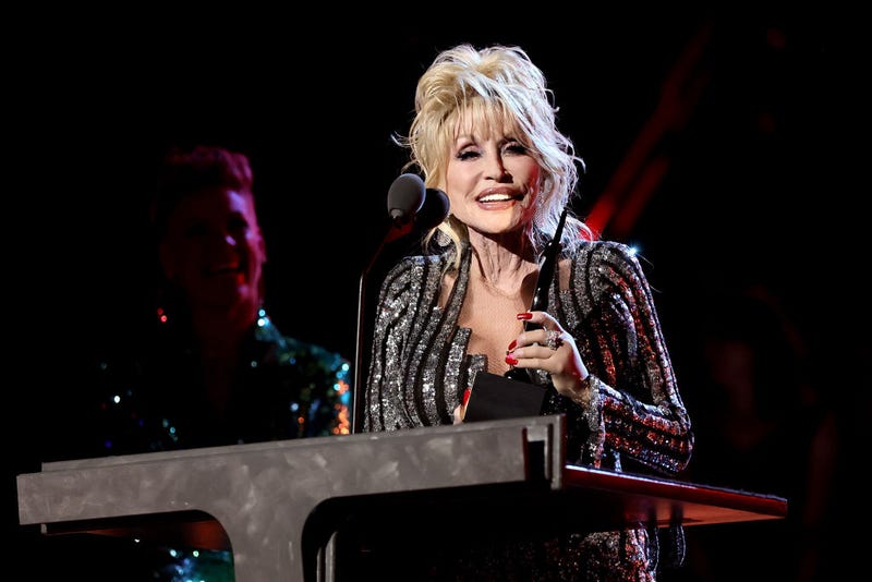 Dolly Parton at Rock Hall Induction