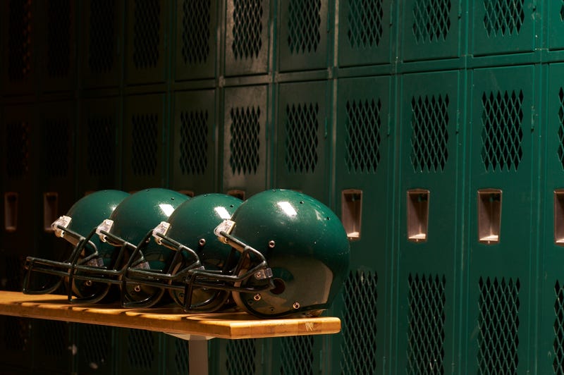 Football locker room