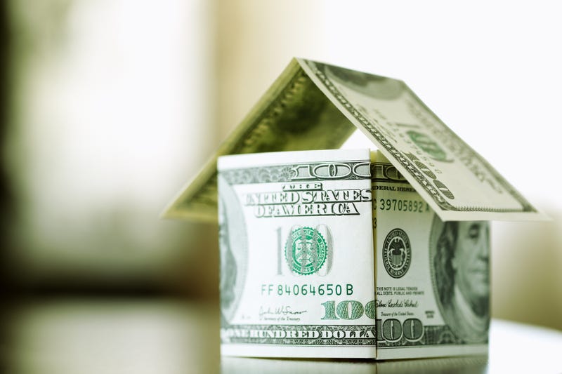 Hundred dollar bills making a home.