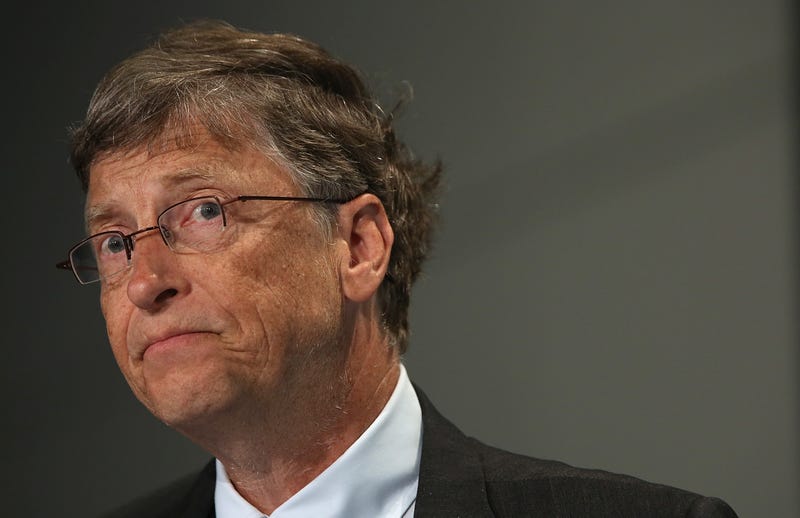 bill gates makes knowing face