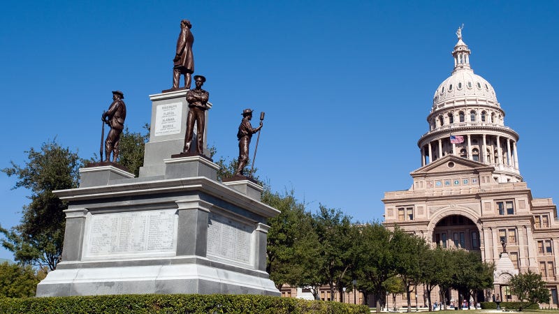 Texas State Capitol, Confederate Monument