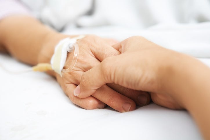 holding hands
