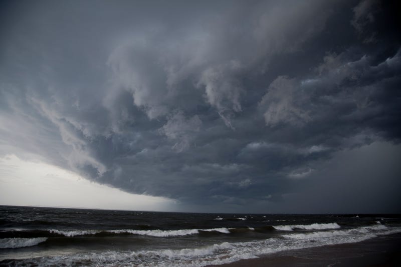 Hurricane near Brighton Beach.