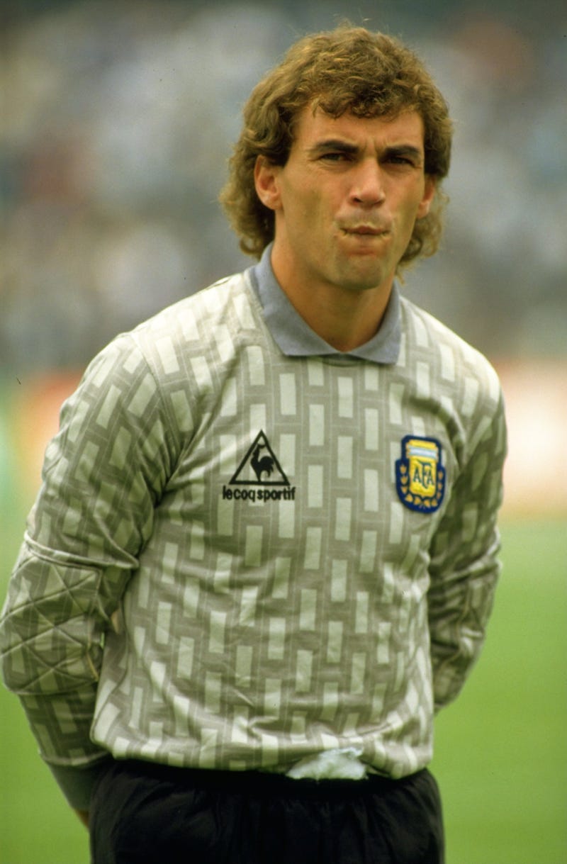 Portero de la Seleccion de Argentina 1986