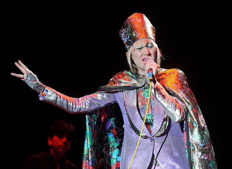 karen o of the yeah yeah yeahs performs at 2013 coachella
