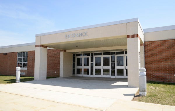 Entrance of school