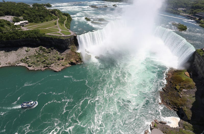 niagara falls aerial view