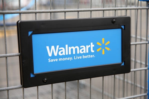 Walmart logo.