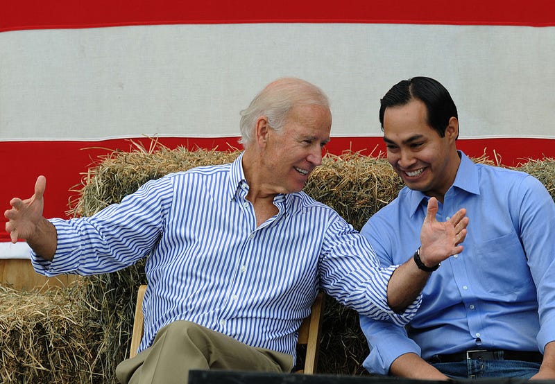 Joe Biden y Julián Castro