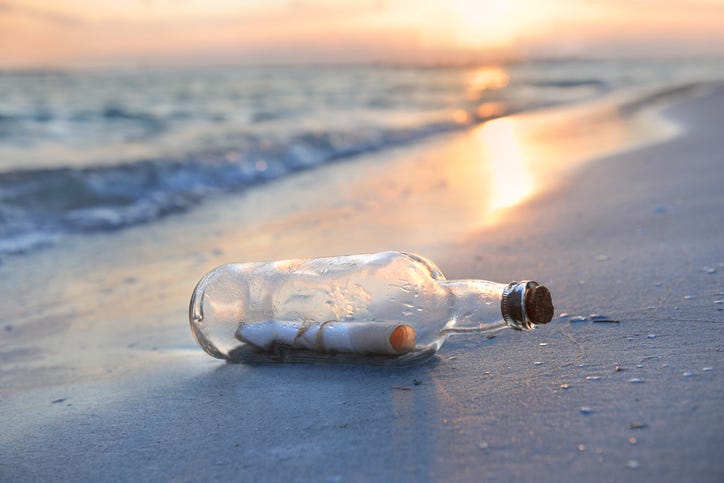 message in a bottle