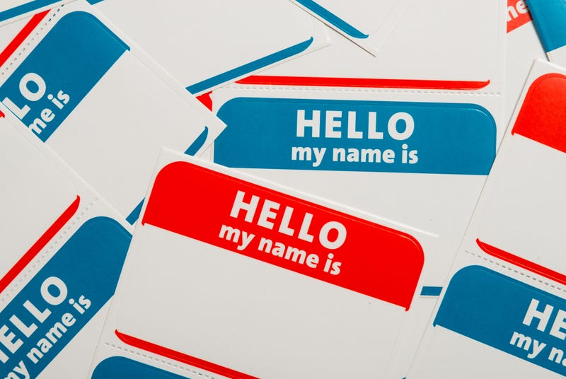 "Hello my name is" name tags