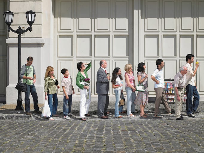 In line