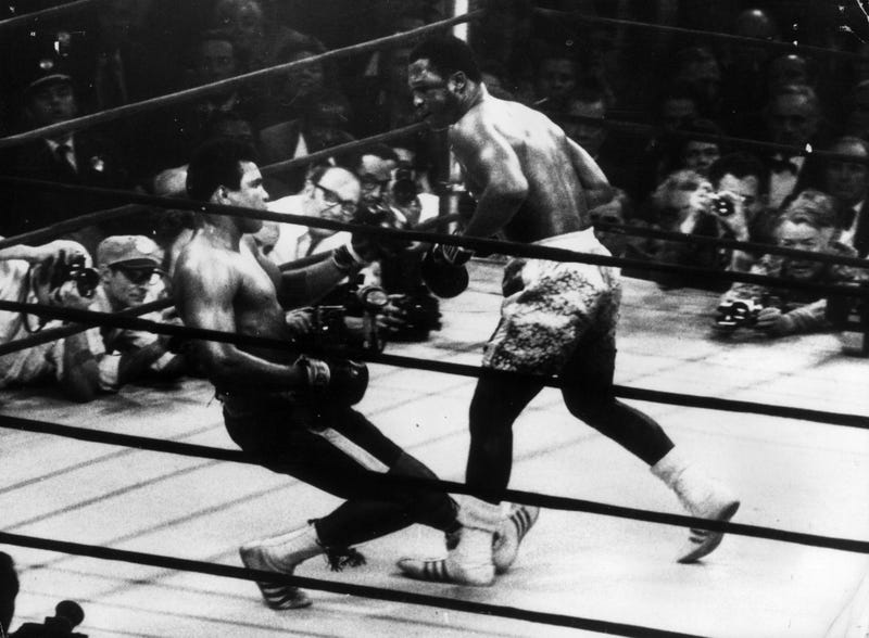 Joe Frazier and Muhammad Ali