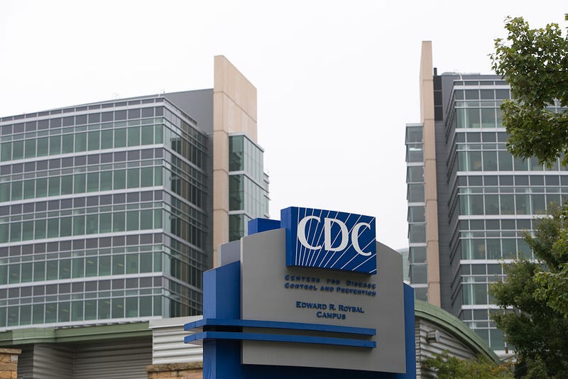 xterior of the Center for Disease Control (CDC) headquarters.