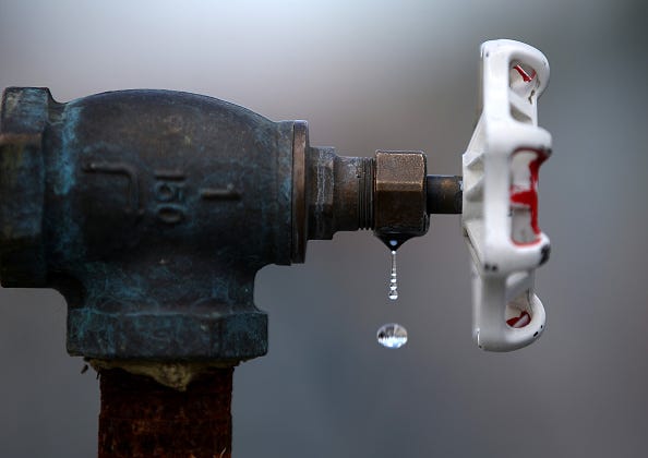 Dripping Water Faucet