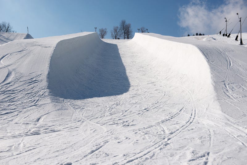 Snowboard halfpipe