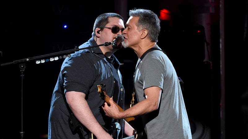 Wolfgang Van Halen and Eddie Van Halen