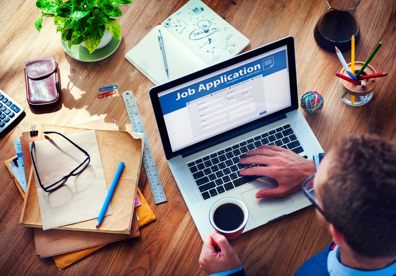Job search stock image