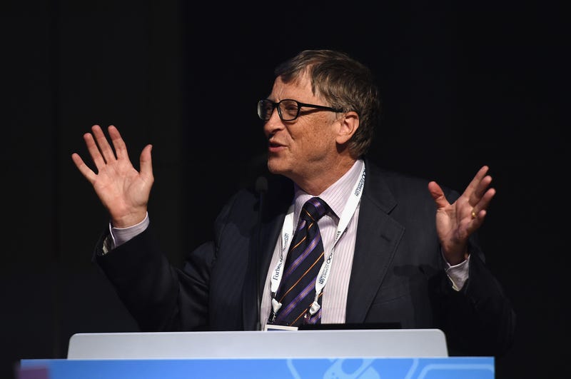 bill gates gets cheeky on stage