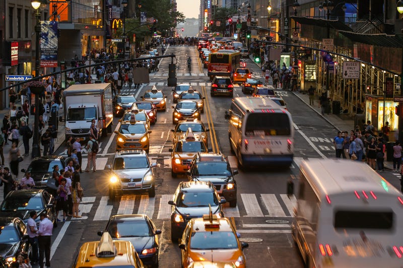Midtown Manhattan traffic