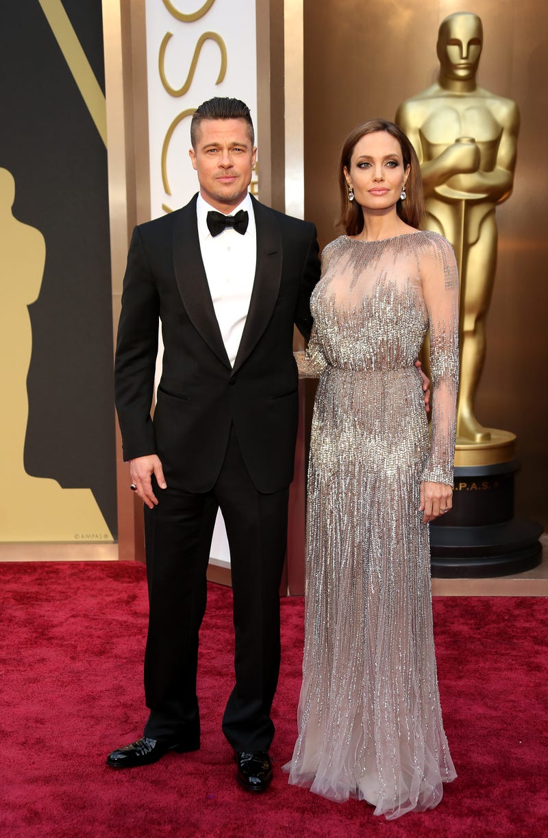brad pitt and angelina jolie at 2014 oscars