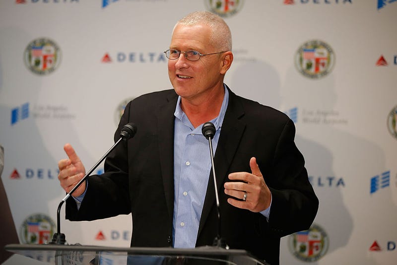 City of Los Angeles Councilmember Mike Bonin speaks during a press conference.