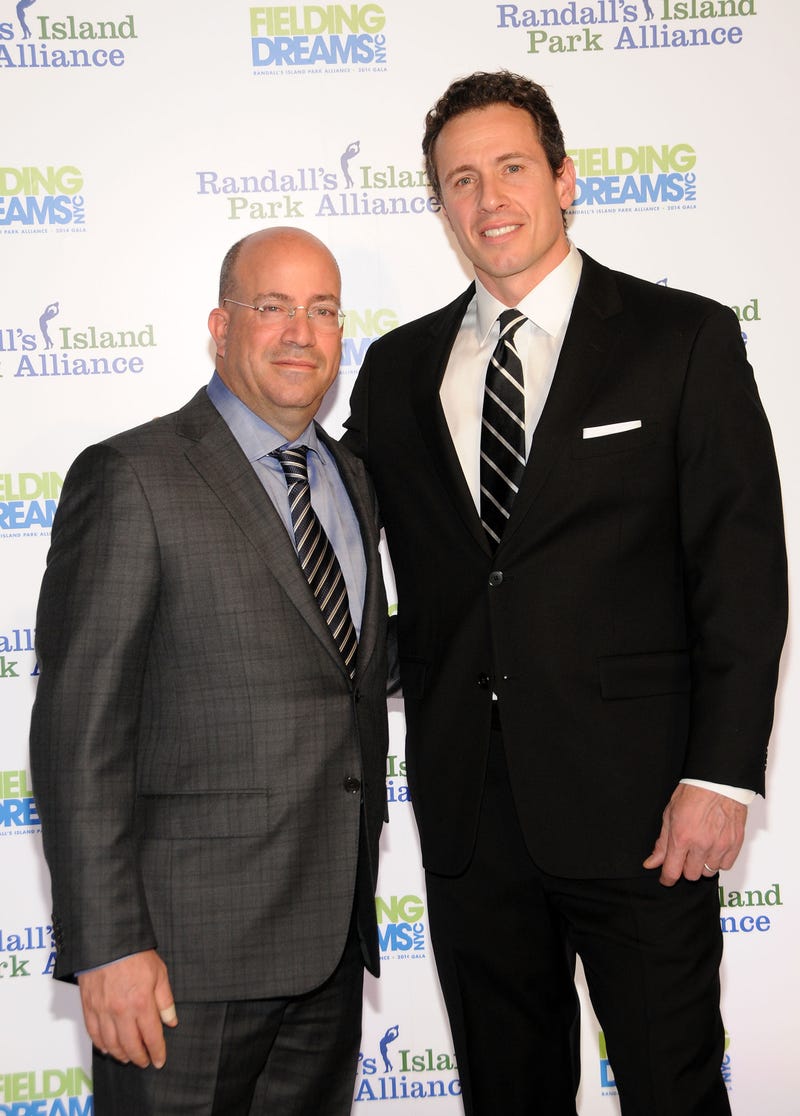 NEW YORK, NY - MARCH 11: Honoree and CNN Worldwide President Jeff Zucker (L) and CNN 'New Day' anchor Chris Cuomo attend the 2014 Fielding Dreams gala at American Museum of Natural History on March 11, 2014 in New York City. (Photo by Desiree Navarro/WireImage)