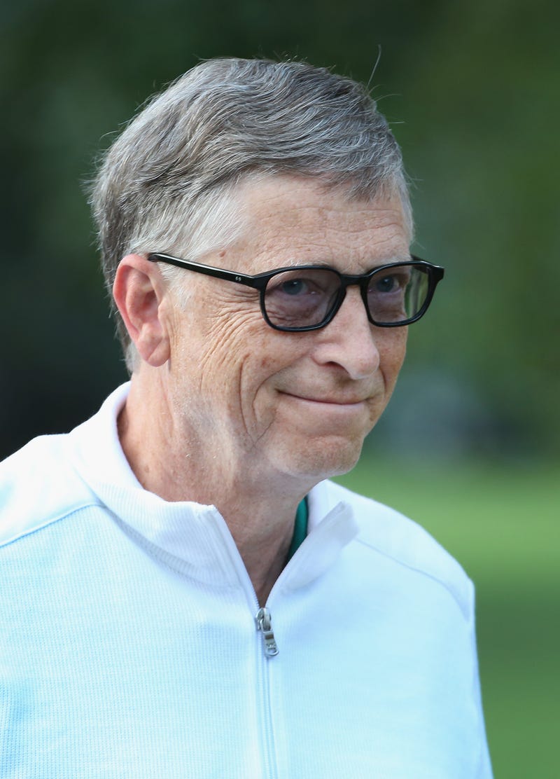 bill gates smirking