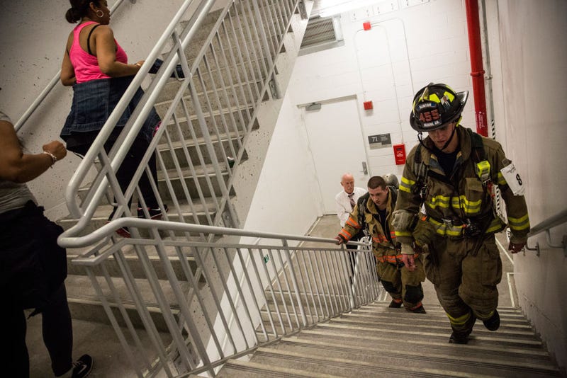 San Francisco hosted a stair climb at the former Bank of America Tower.