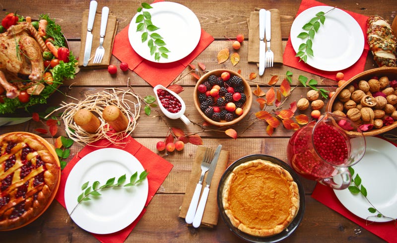 Thanksgiving table