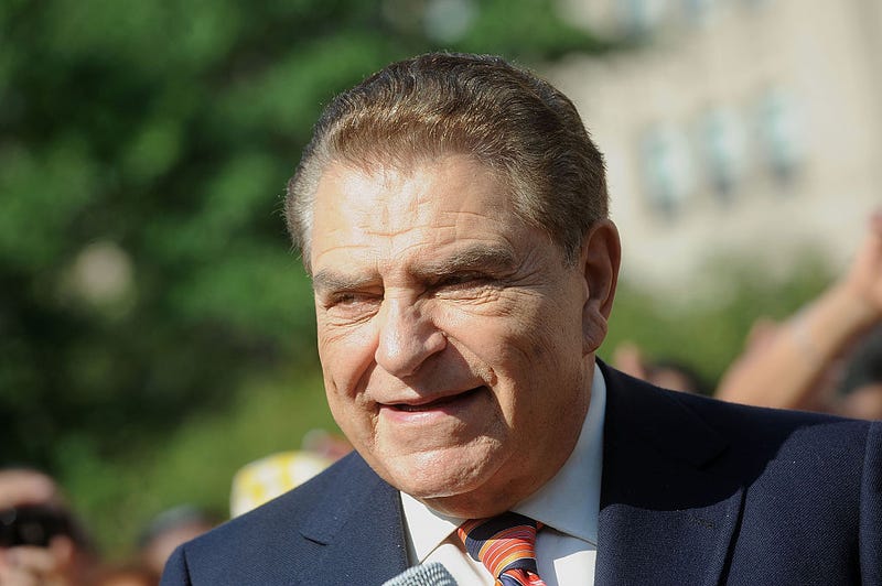 Television personality Mario Kreutzberger also know as Don Francisco attends New York City Co-Name's Street "Don Francisco Blvd" In Honor Of "Sabado Gigante's" Iconic Host