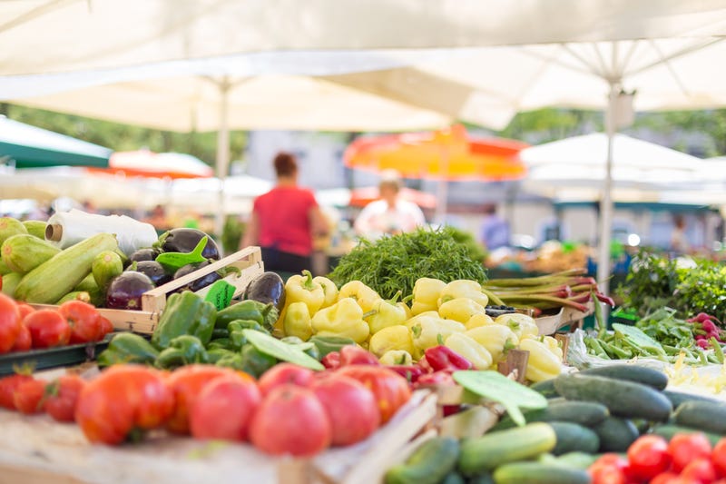 Yummy produce at the market