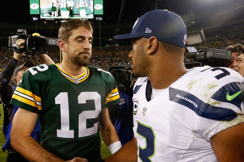 Aaron Rodgers, Russell Wilson