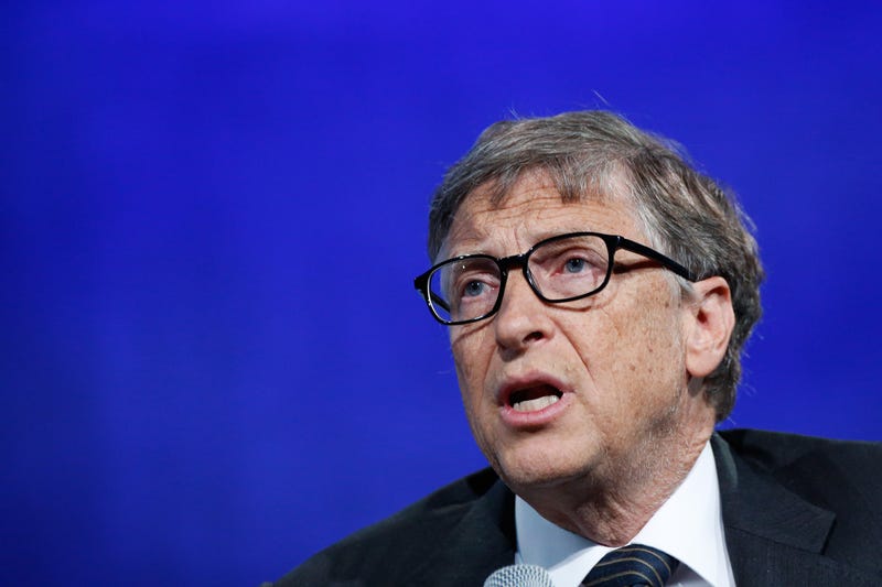 bill gates delivering talk