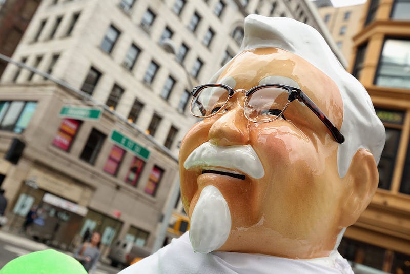 colonel sanders statue kfc