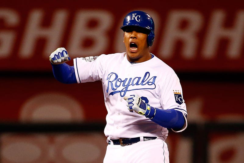 Kansas City Royals catcher Salvador Perez