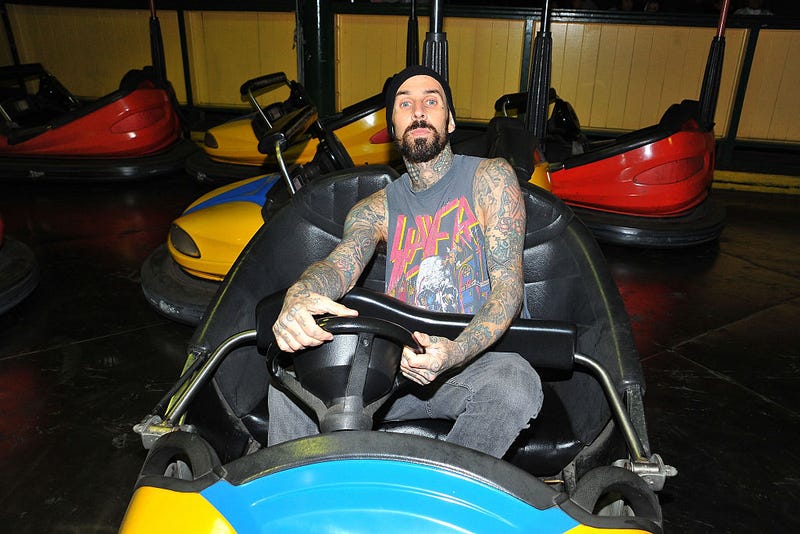 Travis Barker at Knotts Berry Farm