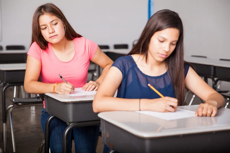 Cheating on test