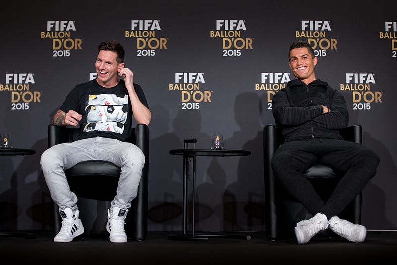 Messi y Ronaldo