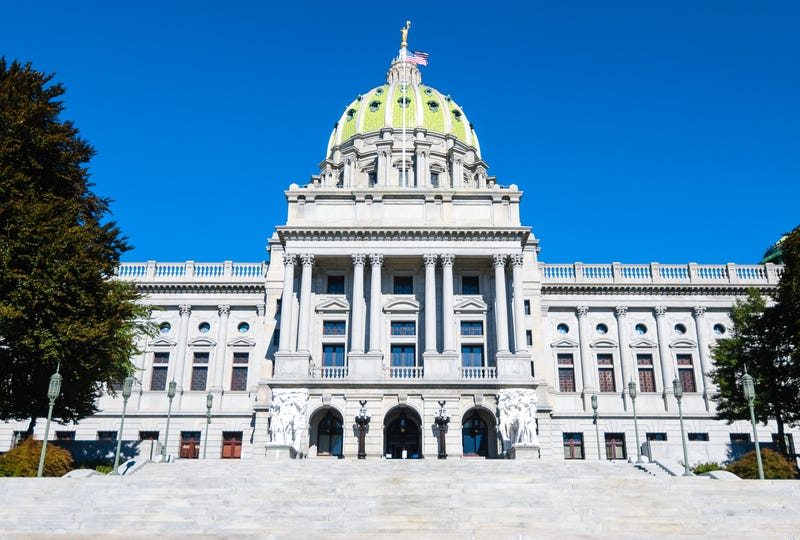 The Pennsylvania State Capitol building.