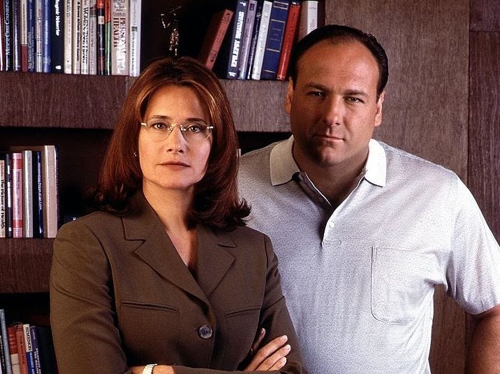 Series Regulars Lorraine Bracco And James Gandolfini.