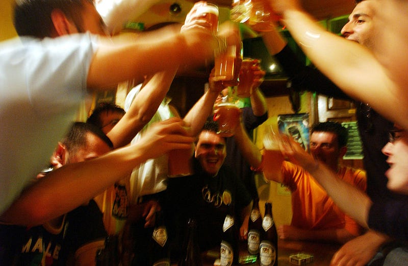 crowded bar