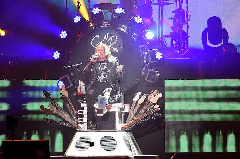 Axl Rose's throne