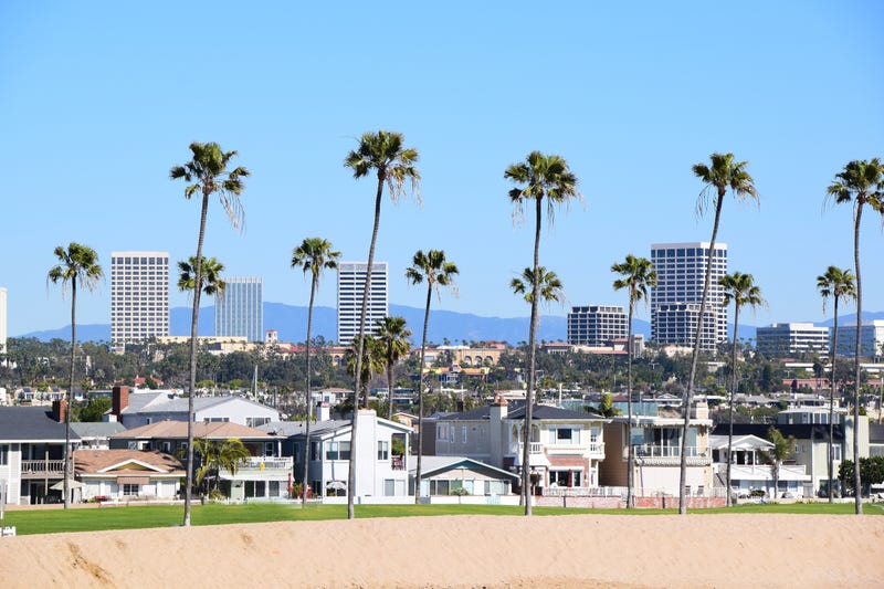 The coastline of Newport Beach, a city in Supervisor Katrina Foley's district.